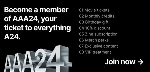 Join AAA24 Membership - A24 email component (two column layout)