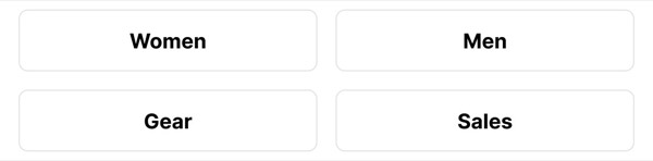 Category Selection Buttons - Altitude email component (grid layout)