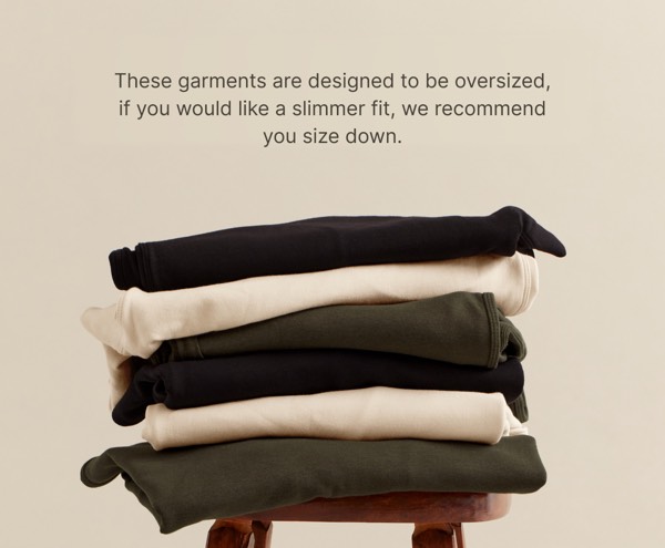 Sizing Recommendation Email - Boody email component (single column layout)