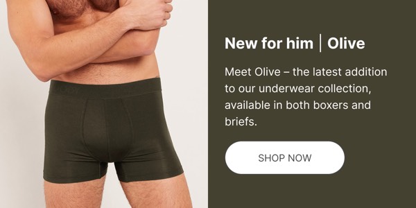 New Underwear Collection Launch - Boody email component (two column layout)