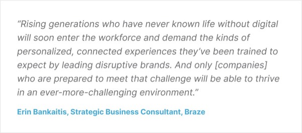 Quote Component - Braze email component (single column layout)