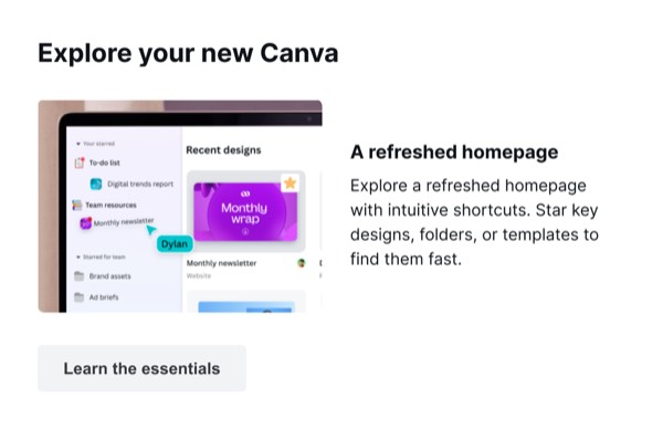 Explore your new Canvas - Canva email component (single column layout)