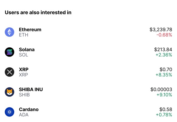 Users also interested in - Coinbase email component (single column layout)