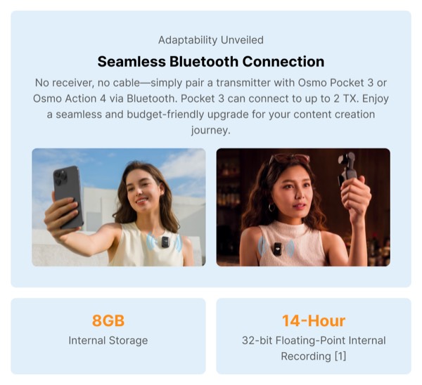 Seamless Bluetooth Connection - DJI email component (two column layout)