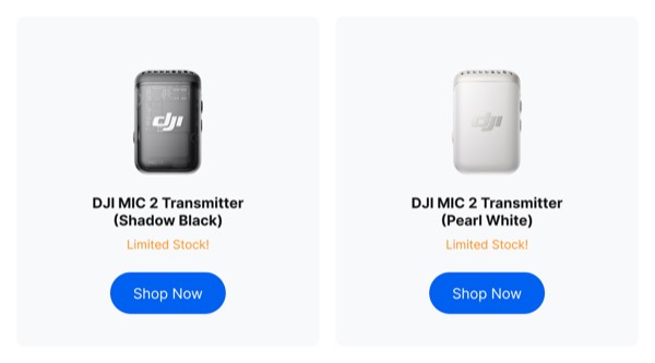 Product Display with Call-to-Action - DJI email component (two column layout)