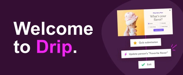 Welcome to Drip - Drip email component (single column layout)