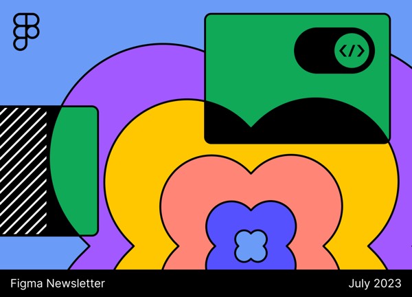 Vibrant Email Newsletter - Figma email component