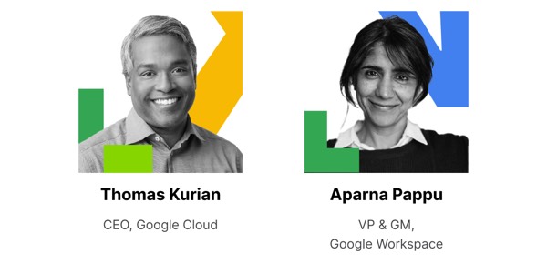 Leadership Team Preview - Google Cloud email component (two column layout)
