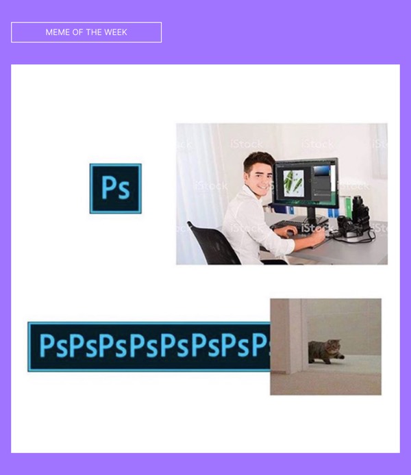 Weekly Meme Showcase - It's Nice That email component (single column layout)