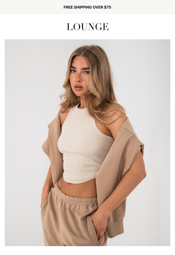 Featured Product Showcase - Lounge email component (single column layout)