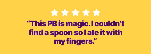 Positive Customer Feedback - One Trick Pony email component (single column layout)