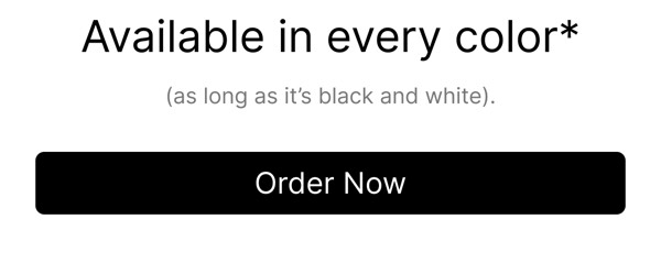 Color Availability Call-to-Action - Opal email component (single column layout)