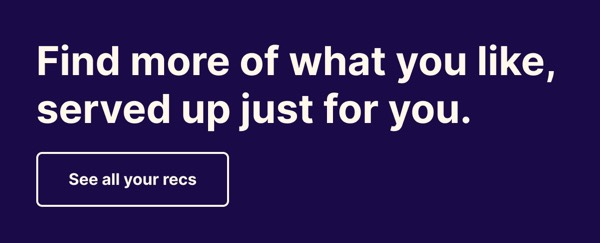 Personalized Recommendations - OpenTable email component (single column layout)