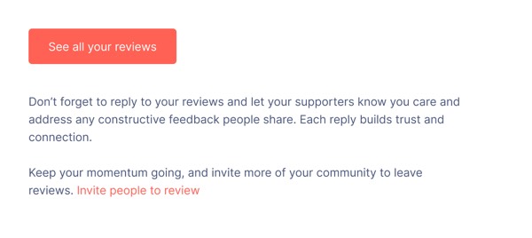 Email Review Invitation - Product Hunt email component (single column layout)