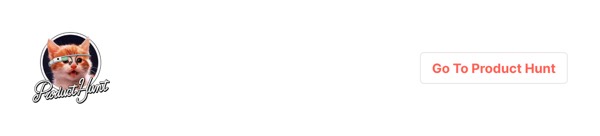 Simple Email Header - Product Hunt email component (single column layout)