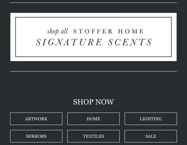 Signature Scents Promotion - Stoffer email component (two column layout)