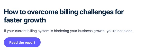 Billing Challenges for Growth - Stripe email component (single column layout)