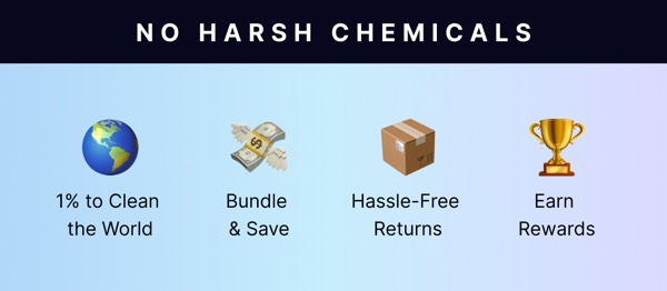 Eco-Friendly Benefits - Suds email component (single column layout)