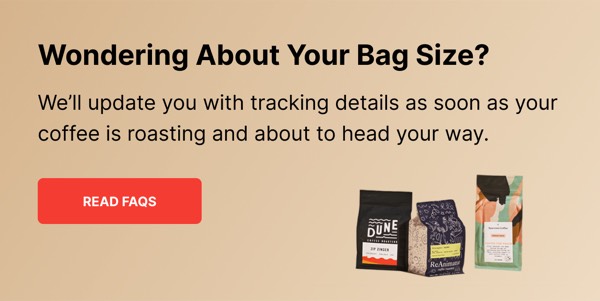 Bag Size Inquiry - Trade email component (single column layout)