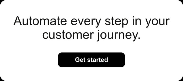 Email Call to Action - Typeform email component (single column layout)